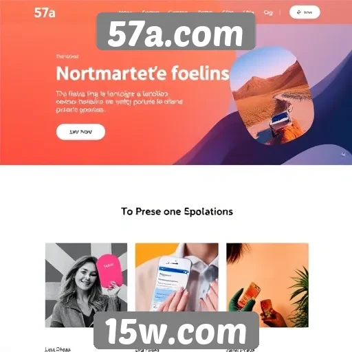 Tendências de design no site 57a.com em 2026